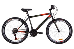 фото Велосипед 26" Discovery ATTACK 14G Vbr St 2019 (черно-оранжевый хаки (м))