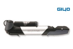 фото Насос мини GIYO GP-961 с манометром Pl AV/FV (100psi) Т-ручка (серый)