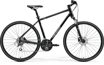 фото Велосипед гібрид 28" Merida CROSSWAY 20-D black (silver)