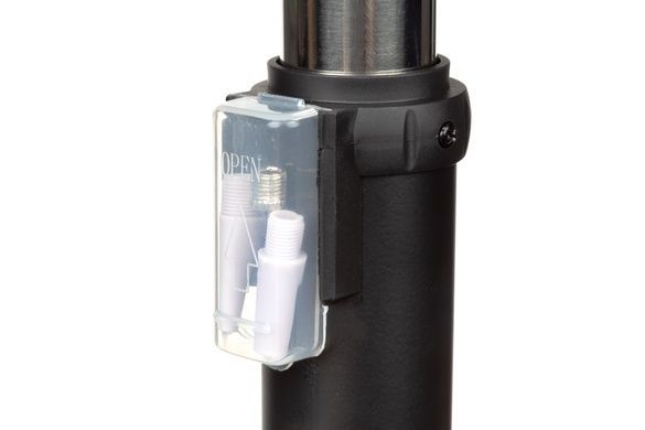 фото Насос підлоговий ONRIDE Magic 20 алюміній, макс. тиск 120 psi, голівка з двома отворами під FV/AV