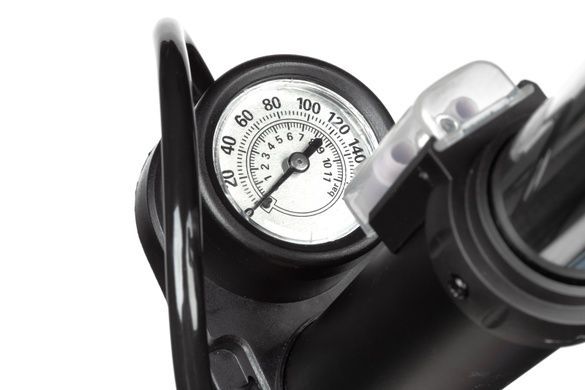 фото Насос підлоговий ONRIDE Magic 20 алюміній, макс. тиск 120 psi, голівка з двома отворами під FV/AV
