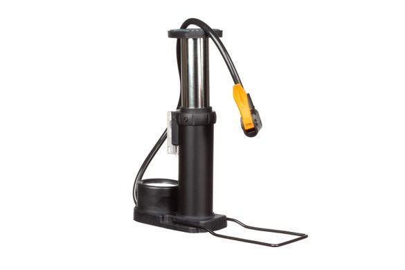 фото Насос підлоговий ONRIDE Magic 20 алюміній, макс. тиск 120 psi, голівка з двома отворами під FV/AV