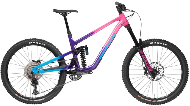 Велосипед двухподвес 27,5" Norco Shore A2 (2023) purple pink fade/blue, S - 158 - 171 см, 150 - 160 см, 160 - 170 см, 170 - 180 см