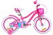 картинка Велосипед 16" Formula CREAM 14G Al с крылом St, с корзиной Pl 2019 (розовый с голубым) 2