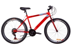 фото Велосипед 26" Discovery ATTACK 14G Vbr St 2019 (красный акцент с синим)