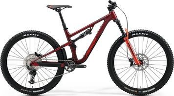 фото Велосипед MERIDA ONE-FORTY 500 silk dark strawberry (red/blk) 2024