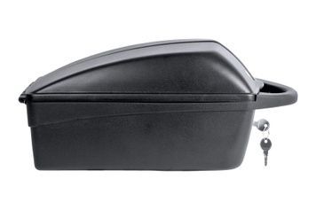 Кейс на багажник POLISPORT Top Case Quick Release быстросъемный черный, Взрослый