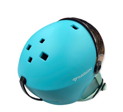 Шлем с визором MOON бирюзовый, M 1, 55, 56, 57, 58