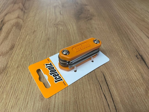фото Ключ Ice Toolz "Handy-8" 94H4 складний, нержавіюча сталь, помаранчевий