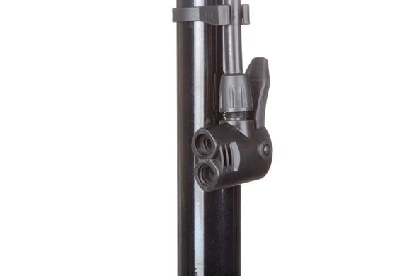 фото Насос напольный ONRIDE Flow 10 стальной, с манометром, макс. давление 120 PSI головка под FV/AV