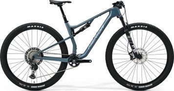фото Велосипед MERIDA NINETY-SIX RC XT silk steel blue (black/silver) 2024