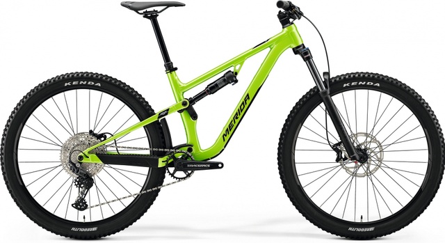 Велосипед двухподвес 29" Merida ONE-FORTY 400 (2023) metallic green, M - 169 - 177 см, 160 - 170 см, 170 - 180 см