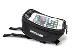фото Велосумка с оделением под смартфон черный BRAVVOS CT-002