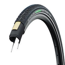 фото Покрышка Schwalbe Road Cruiser 28x1.40 700x35C (37-622) Active, K-Guard, TwinSkin, GREEN, B/B+RT