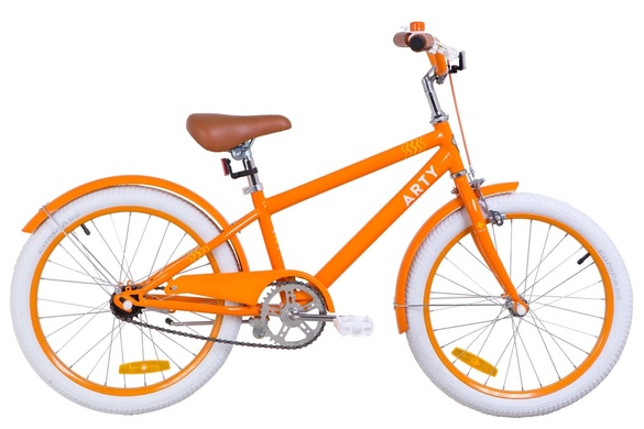 фото Велосипед 20" Dorozhnik ARTY 14G St с крылом St 2019 (оранжевый )