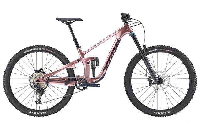 Велосипед двухподвес 29" Kona PROCESS X CR Gloss Metallic Dusty Rose w/ Chocolate & Bronze Decals, XL - 185 - 196 см, 180 - 190 см, 190 - 200 см