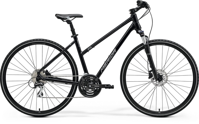 фото Велосипед гібрид 28" Merida CROSSWAY L 20-D black (silver)