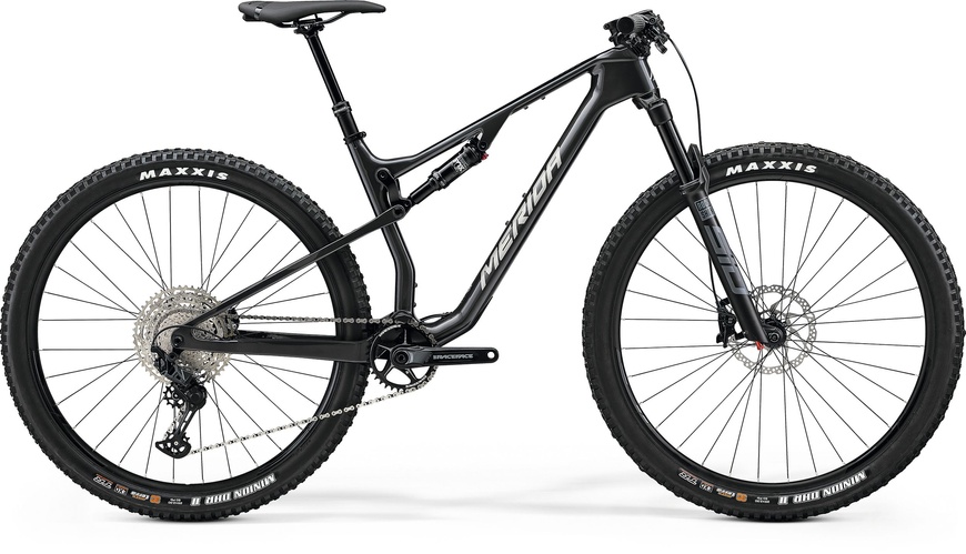 Велосипед двопідвіс 29" Merida NINETY-SIX 6000 Dark silver (black/silver), S - 160 - 168 см, 160 - 170 см