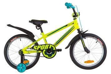 фото Велосипед 18" Formula SPORT 14G St с крылом Pl 2019 (салатно-бирюзовый (м))