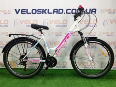 фото Велосипед 26" Formula OMEGA 2020 (бело-розовый с голубым)