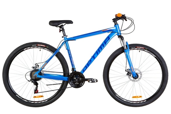 фото Велосипед 29" Optimabikes MOTION AM 14G DD Al 2019 (сине-оранжевый )