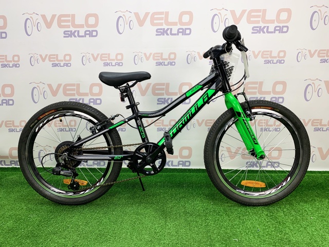 фото Велосипед 20" Formula ACID 1.0 14G Vbr Al 2019 (черно-зеленый (м))