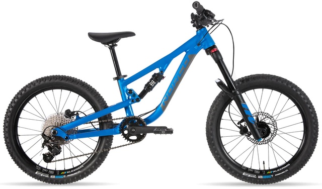 фото Велосипед дитячий 20" Norco Fluid FS 2.2 (2023) blue/charcoal