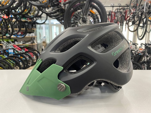 фото Шлем Green Cycle Revenge размер 54-58см черный-хаки мат