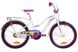 картинка Велосипед 20" Formula FLOWER 14G St с багажником зад St, с крылом St 2019 (бело-фиолетовый) 1