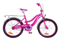 фото Велосипед 20" Formula FLOWER 14G St розовый с багажником зад St, с крылом St 2018