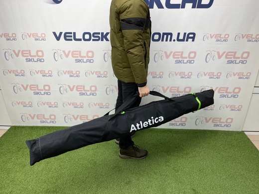 Чехол для лыж Atletica с затяжкой 180 см, Зелёный, 180 см