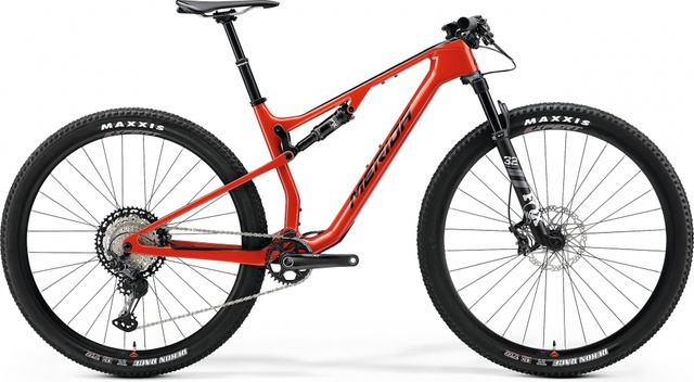 Велосипед 29" Merida NINETY-SIX RC XT (2023) glossy race red, S - 160 - 168 см, 160 - 170 см