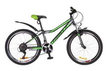 фото Велосипед 24" Formula FOREST AM 14G Vbr St с крылом Pl 2018 (черно-зеленый (м))