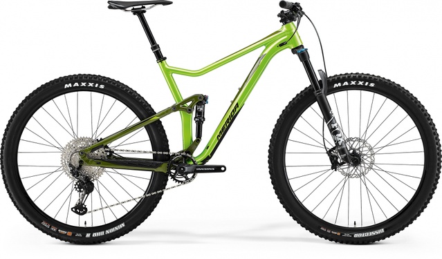 Велосипед двопідвіс 29" Merida ONE-TWENTY 700 (2021) green/dark green, М - 167 - 183 см, 160 - 170 см, 170 - 180 см, 180 - 190 см