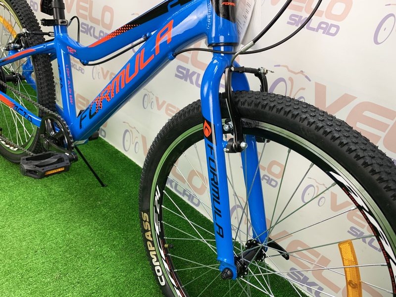 фото Велосипед AL 24" Formula ACID 1.0 Vbr 2020 (сине-черно-оранжевый)