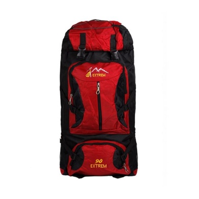 фото Туристический рюкзак EVEVEME красный (обьем 90 л)