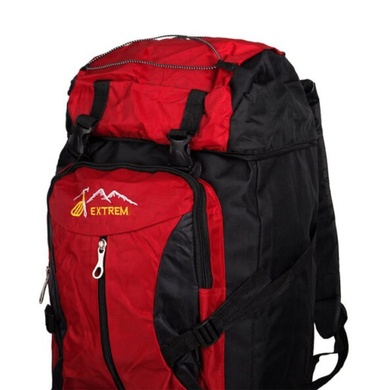 фото Туристический рюкзак EVEVEME красный (обьем 90 л)