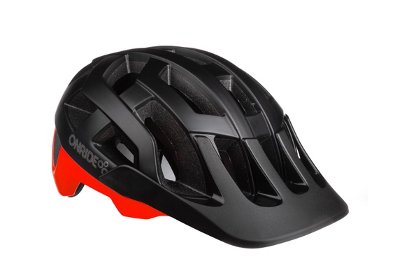 фото Шлем ONRIDE SLOPE черный/красный размер L (57-61 см)