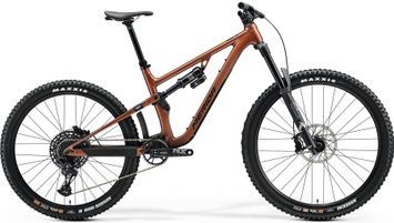 фото Велосипед MERIDA ONE-SIXTY 700 silk bronze (black/white) 2024