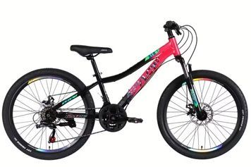 фото Велосипед ST 24" SPACE AURORA DD FR рама-12" розово-черный 2026