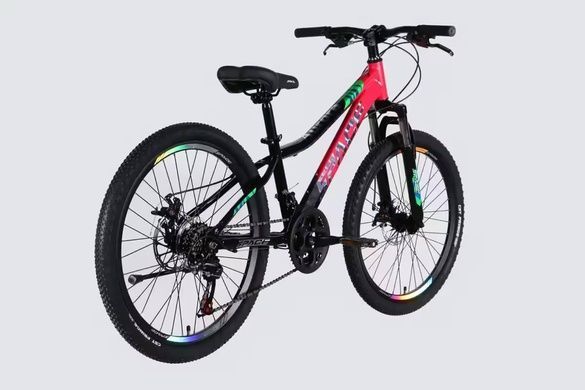 фото Велосипед ST 24" SPACE AURORA DD FR рама-12" розово-черный 2026