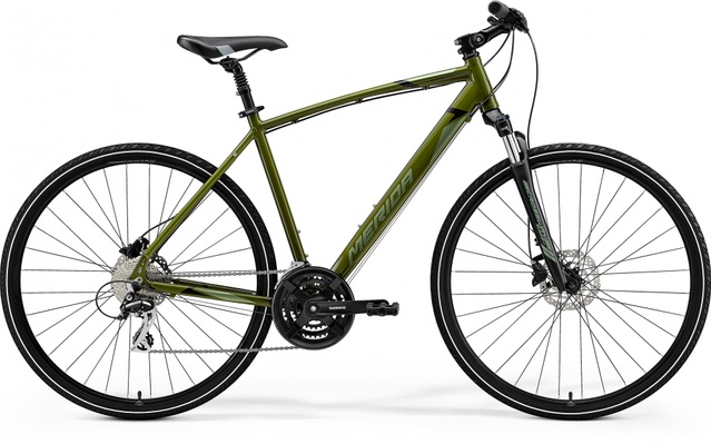фото Велосипед гібрид 28" Merida CROSSWAY 20-D (2021) moss green(silver-green/black)